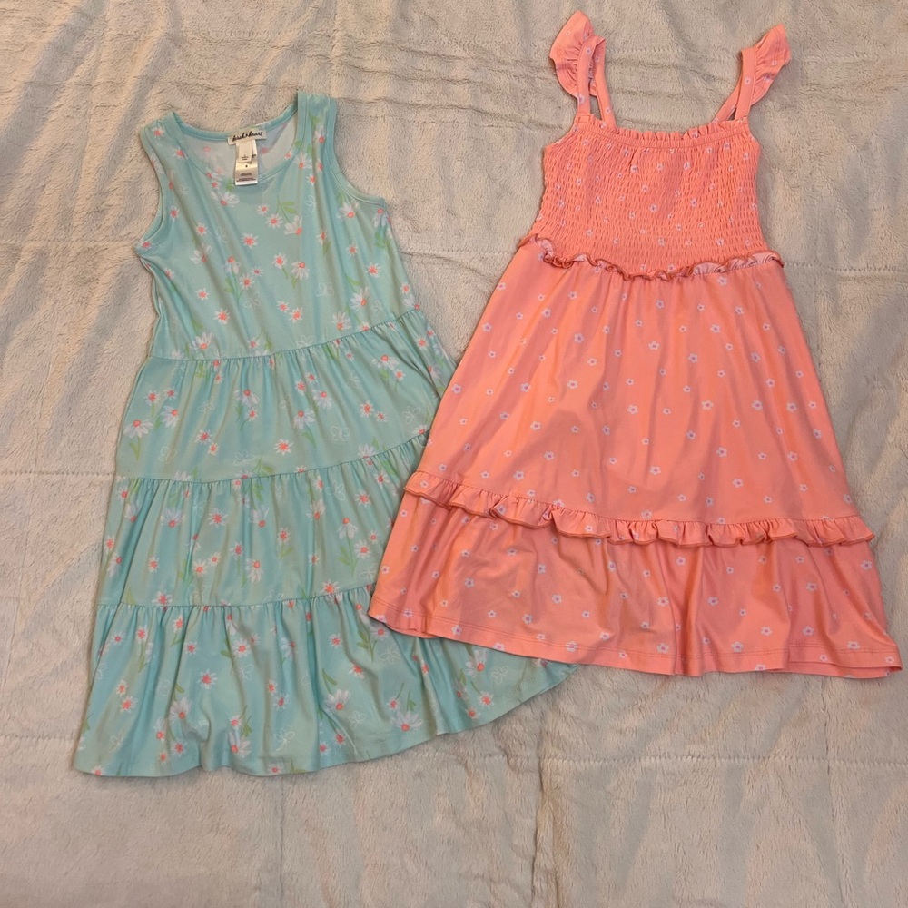 🌸 Girl’s Summer Dress Bundle - NWOT - 2 Derek Heart Dresses - Size 8 - Picture 2 of 6
